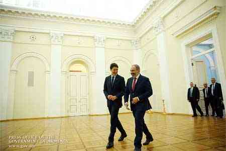 Երևանում շարունակվել են Հայաստանի և Կանադայի վարչապետների բարձր մակարդակի բանակցությունները