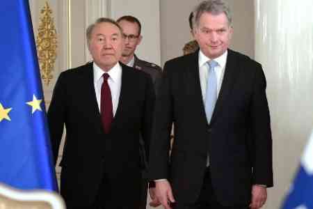 Для казахстанско-финского сотрудничества созданы все условия - Нурсултан Назарбаев