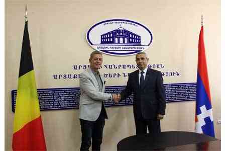 Artsakh President received delegation of Belgian Parliament 