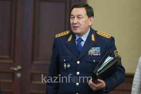 Глава МВД Казахстана встретился с послом Армении