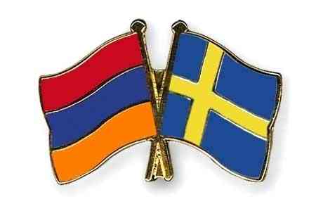Sweden will financially support reforms in "post-revolutionary"  Armenia