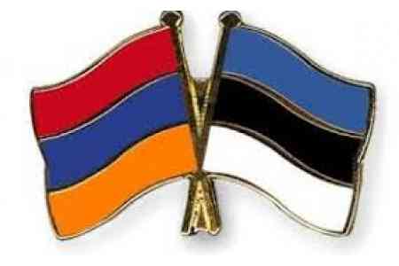 Armenian Foreign Minister and Chairman of the Estonian Parliament  discussed the potential for developing bilateral cooperation