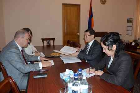 Kazakhstan`s Ambassador extended invitation for Armenian National  Assembly Speaker