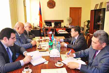 Посол Казахстана обсудил с руководителем ТПП Еревана актуальные вопросы торгово-экономического сотрудничества