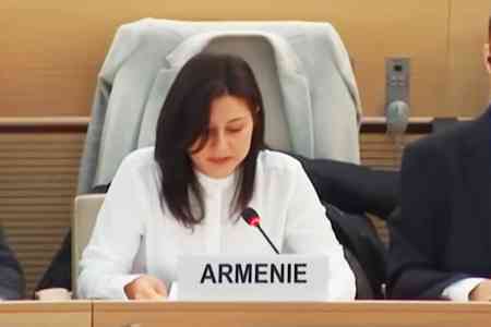 Representative of Armenia: Both Turkey and Azerbaijan, before talking  about human rights, should at least improve the situation in this  area in their countries