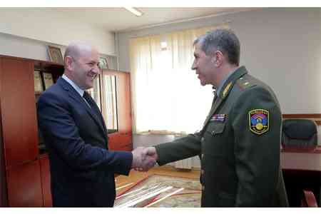 Delegation led by Chief of Russian Armed Forces` Radiological,  Chemical and Biological Defence (RChBD) Troops is in Yerevan