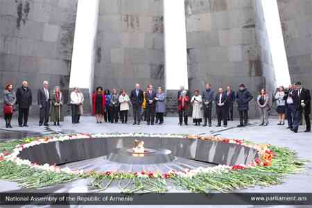 Russian embassy in Armenia reports events in commemoration of  Armenian Genocide victims