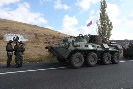 Entrances and exits to Russian peacekeeping forces base were blocked  in Artsakh`s Ivanyan for several hours