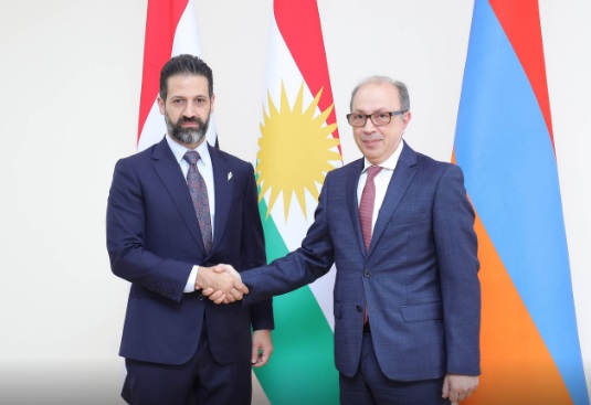 Ара Айвазян встретился с заместителем премьер-министра регионального правительства Иракского Курдистана Кубадом Талабани