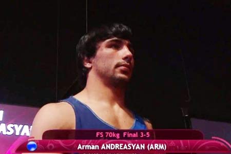 Armenian freestyle wrestler world champion 