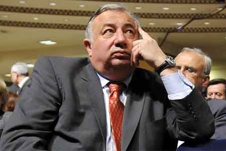Alen Simonyan informs Gerard Larcher about provocations of  Azerbaijan