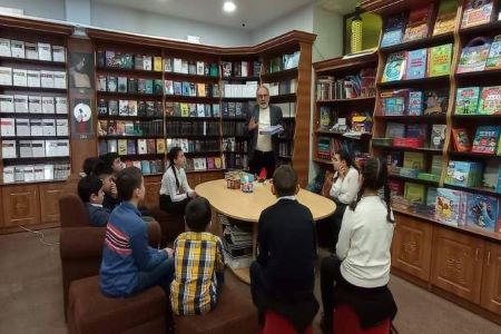 GeoProMining organized an action for young book lovers on Book Giving Day
