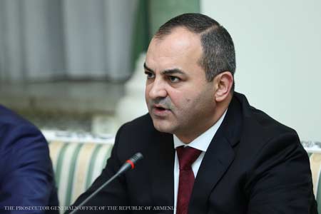 Armenian Prosecutor General, Russian Military Prosecutor discuss  current situation in Karabakh conflict zone