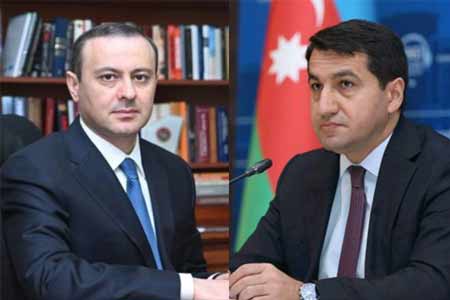 Армен Григорян и Хикмет Гаджиев на встрече в Брюсселе обсудили предстоящую встречу лидеров Армении и Азербайджана