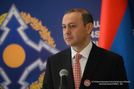 Секретарь Совбеза Армении посетит Стокгольм, Хельсинки и Вильнюс