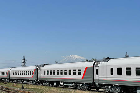 South Caucasus Railway CJSC launches the Gyumri-Vanadzor-Gyumri  electric train 