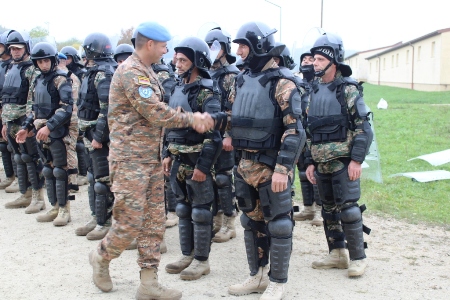 Армянские миротворцы принимают участие в военных учения на территории Германии