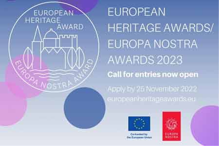 Армяно-французский проект удостоен главного приза European Heritage Awards/Europa Nostra Awards 2023