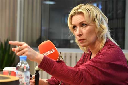 Zakharova considers reports about recognition of Artsakh as part of  Azerbaijan back in 2020 by Russian President `shameless lie` and  `falsehoods`