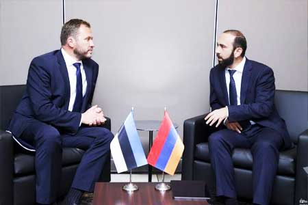 Глава МИД Эстонии обещает инициировать процесс признания Геноцида армян в эстонском парламенте