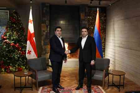 Ален Симонян: Высокий уровень отношений между Арменией и Грузией является одним из важных факторов обеспечения безопасности на Южном Кавказе