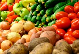 Из Армении экспортировано 27276 тонн свежих плодов и овощей с годовым ростом на 13%