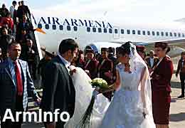Компании Air Armenia осуществила первый пассажирский чартерный рейс Ростов-на-Дону-Ереван