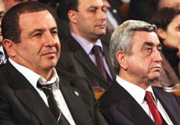 Zhamanak: Gagik Tsarukyan meets with Serzh Sargsyan   