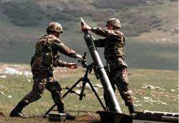 ВС Азербайджана обстреляли карабахские позиции из минометов