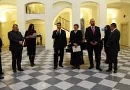 Vice Speaker of Armenian Parliament delivers report on Armenian Genocide in Prague in presence of Turkey ambassador 