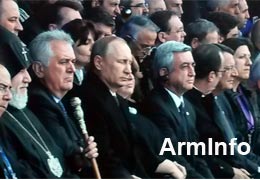 Armenian President and Government representatives of the country paid  tribute of honor to innocent victims of Armenian Genocide