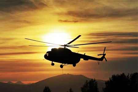 Источник: Экипаж российского вертолета, потерпевшего крушение в Араратской области Армении погиб