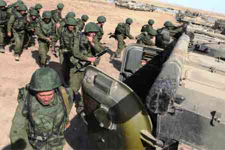 Масштабные учения начались на российской военной базе в Армении