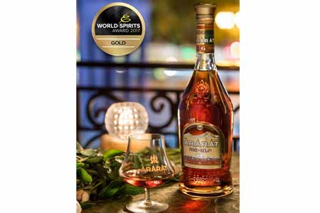 Legendary ARARAT is Awarded with Gold Medals at the World Spirits Award International Competition