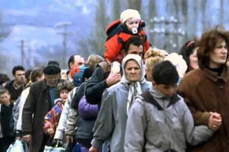 Ադրբեջանից հայ փախստականները միջազգային հանրությանը կոչ են անում կանխել նոր ցեղասպանությունը Լեռնային Ղարաբաղում. բողոքի ակցիա Երեւանում