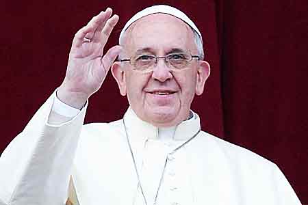 Его Святейшество Папа Римский Франциск поздравил президента Саргсяна в связи с 26- ой годовщиной Независимости Республики Армения