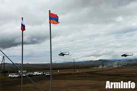 Հայաստանում անցկացվել է հայ-ռուսական համատեղ զորավարժություն