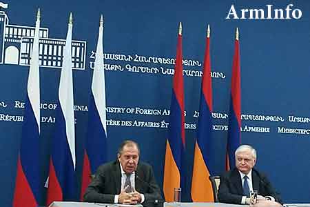 Lavrov noted steady progress in development of Russian-Armenian  military-technical cooperation