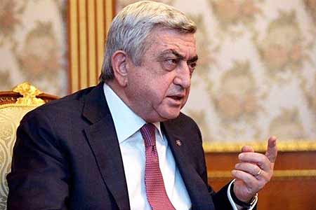 Issue of Armenian Genocide is non-negotiable - neither on  international arena, nor in Armenia itself - Serzh Sargsyan