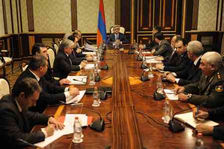Armenian President convened Security Council meeting