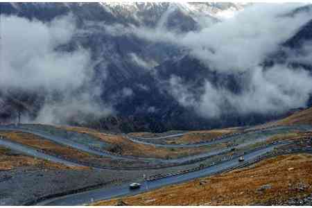 МЧС: Автодороги на территории Армении в основном проходимы
