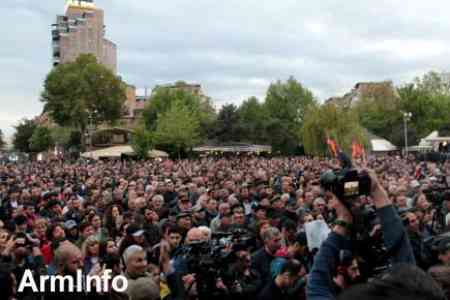Пашинян: Если на митингах оппозиции наберется столько народа, что заполнит проспект Маштоца по всей длине, то смена власти в Армении гарантирована
