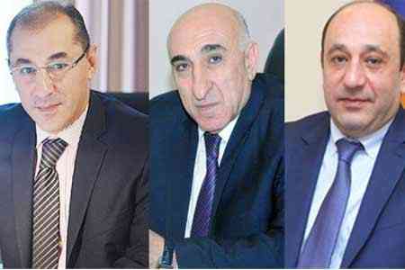 Ministers Vardan Aramyan, Suren Karayan and David Lokyan are  reappointed 