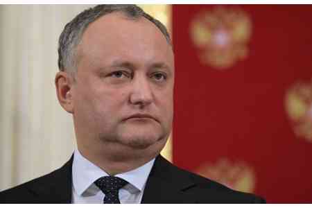 Президент Молдовы  призывает Армению и Азербайджан  остановить огонь
