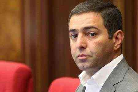 Завершено следствие по делу против экс-депутата парламента от РПА Артура Геворкяна