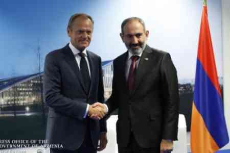 Туск: Армения может рассчитывать на содействие ЕС на пути воплощения в жизнь намеченных реформ