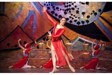 On the stage of Bolshoi Theater in Moscow, ballet "Gayane" to be  performed