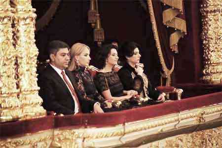 Nikol Pashinyan`s wife and Head of Armenian NSS with his wife watched  ``Gayane`` ballet staged at Bolshoi Theater  