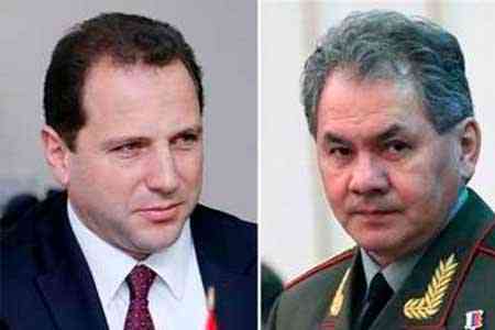 Armenian and Russian Defense Ministers discuss a wide range of  military cooperation issues