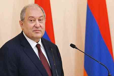 Президент Армении: Надеюсь, что конфликт будет окончательно урегулирован с учетом интересов народа Нагорного Карабаха